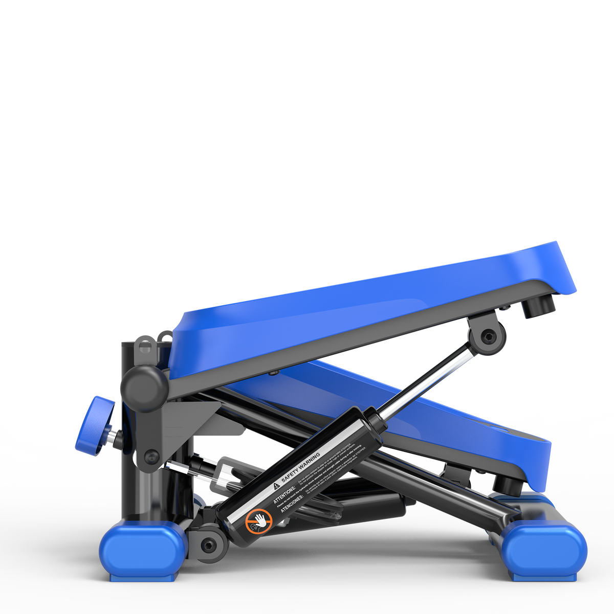 Home Office Exercise 330LBS Capacity Mini Stepper with Resistance Bands and LCD Monitor