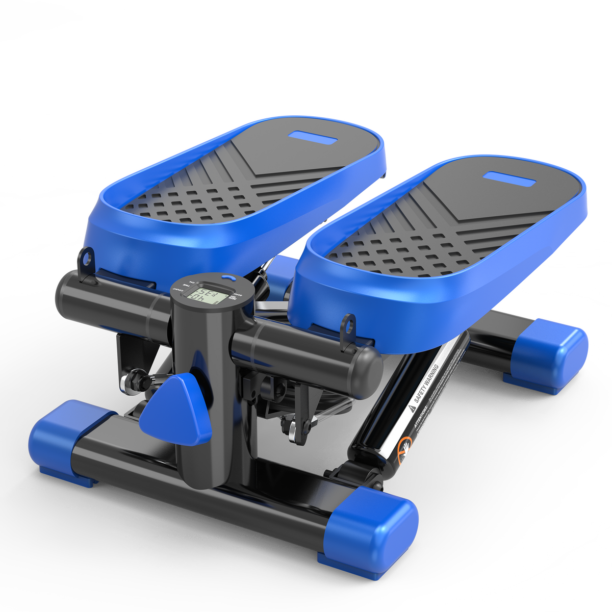 Home Office Exercise 330LBS Capacity Mini Stepper with Resistance Bands and LCD Monitor
