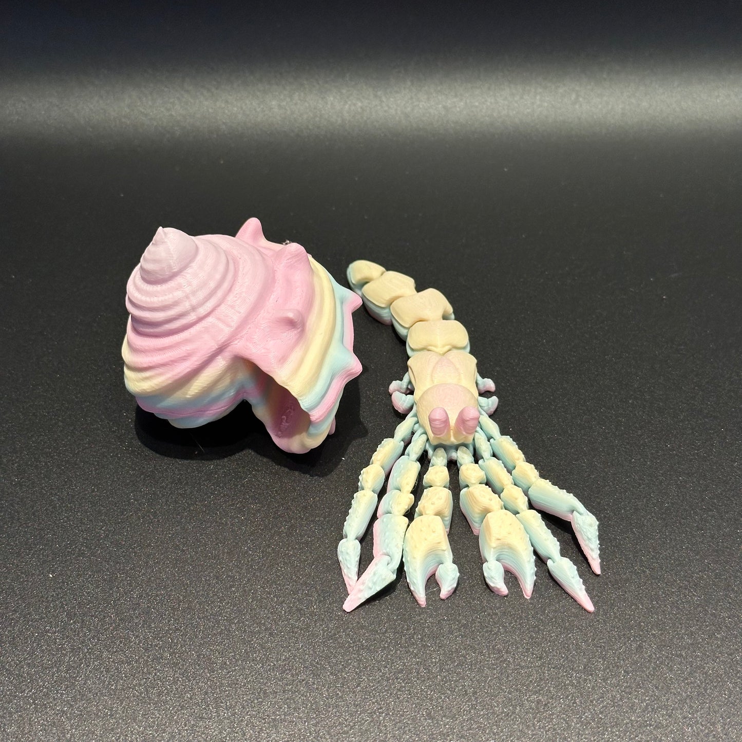 Hermit Crab HandMade 3D Printed Toys and Ornaments