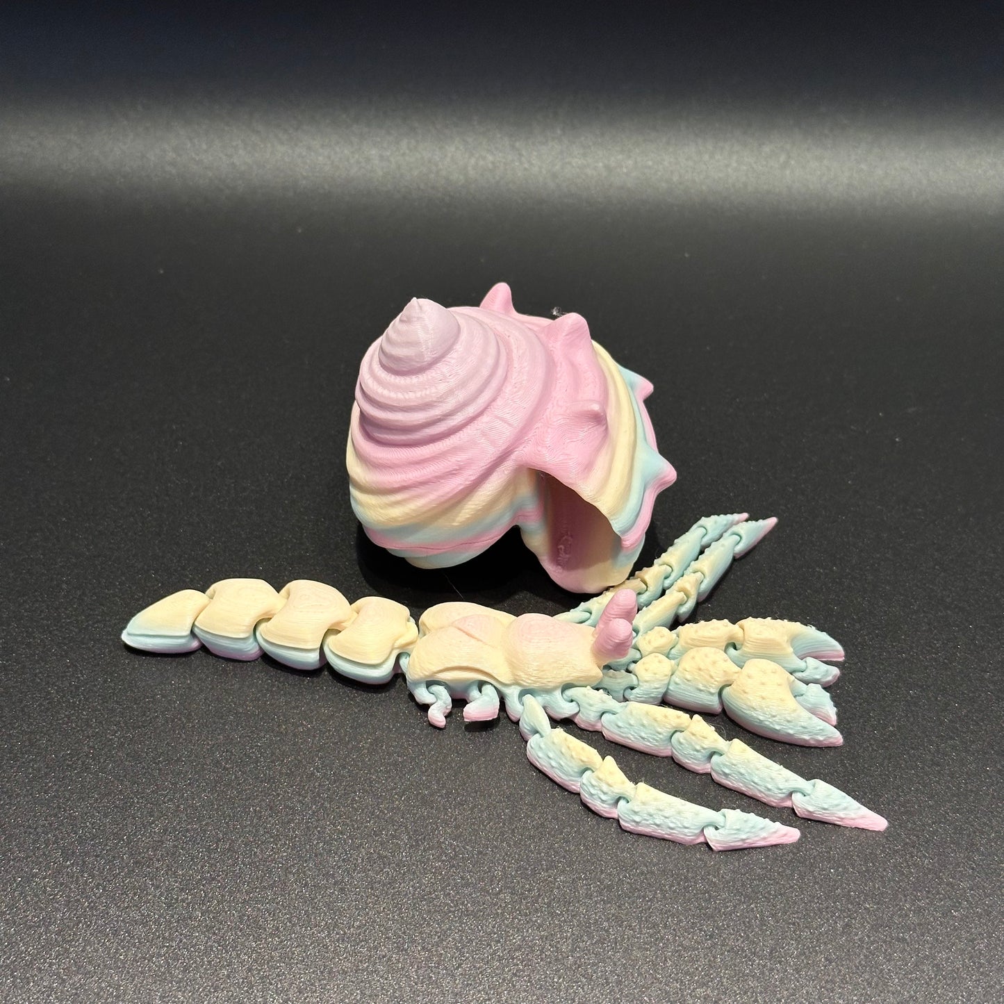 Hermit Crab HandMade 3D Printed Toys and Ornaments