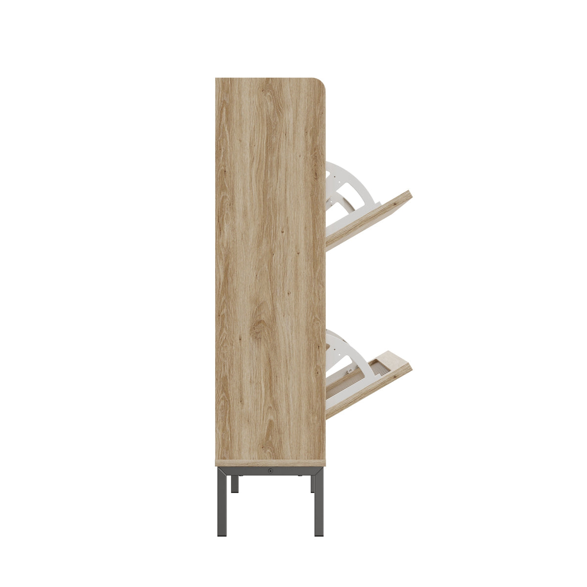 2 Flip Shoe Cabinet,Multi-layer shoe rack,Modern Minimalist,storage cabinet, for entryway