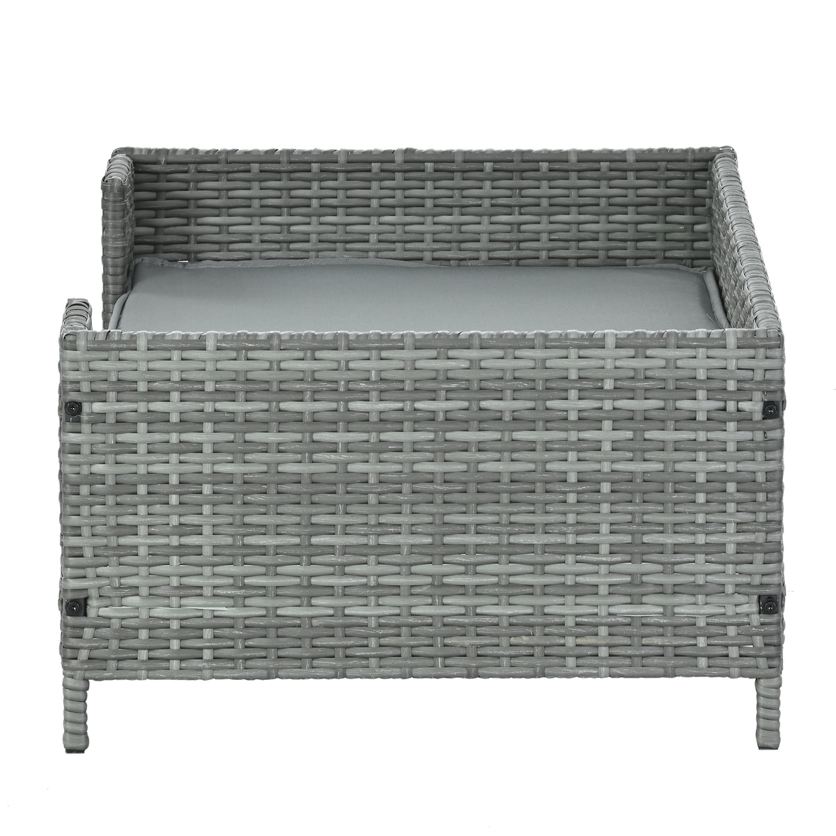 Dog Bed, Pet Bed, Pet Enclosures, Pet Outdoor Furniture, Pet Patio Furniture, Seasonal PE Wicker Pet Furniture, Dog Bed With Cushion