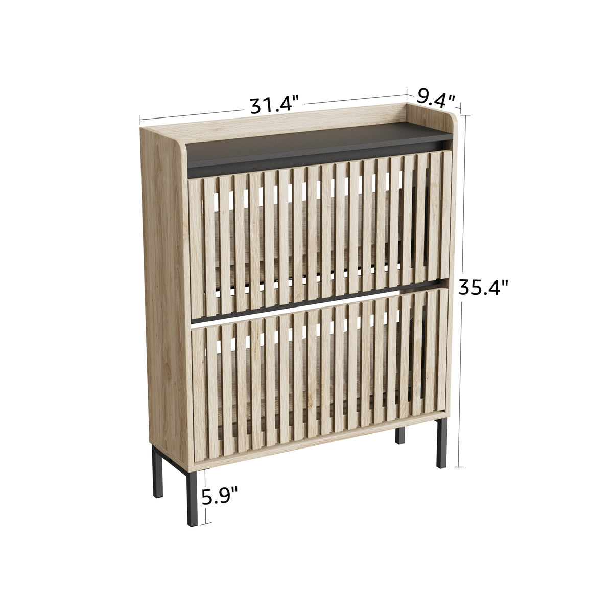 2 Flip Shoe Cabinet,Multi-layer shoe rack,Modern Minimalist,storage cabinet, for entryway