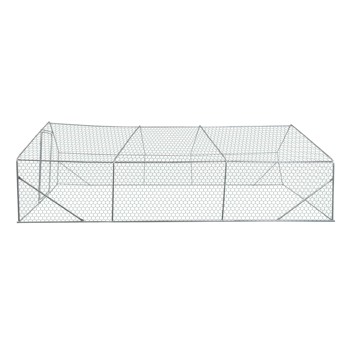 XPT035 Outdoor chicken coop metal big space 20*10*6FT 3 Unit for Outdoor Farm Use