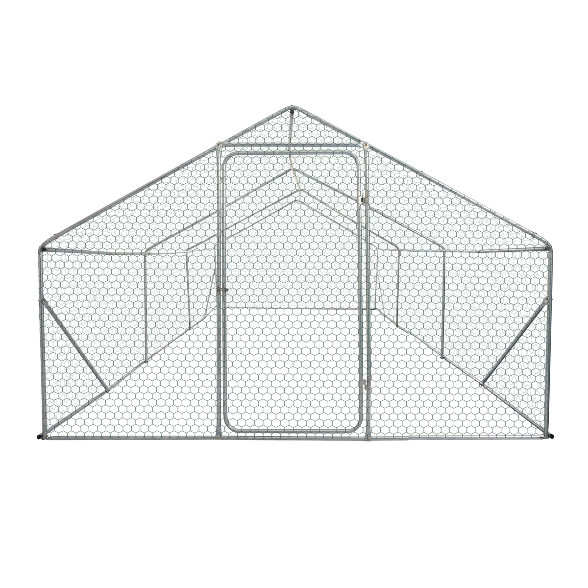 XPT035 Outdoor chicken coop metal big space 20*10*6FT 3 Unit for Outdoor Farm Use