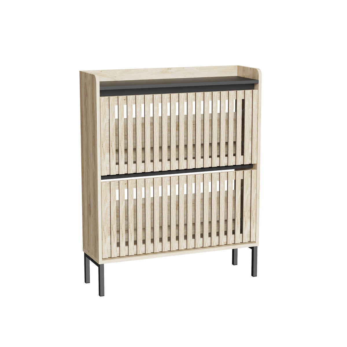 2 Flip Shoe Cabinet,Multi-layer shoe rack,Modern Minimalist,storage cabinet, for entryway