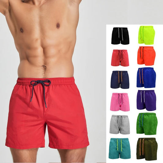 Swim Trunks Swim Shorts for Men Quick Dry Board Shorts Bathing Suit Breathable Drawstring With Pockets for Surfing Beach Summer