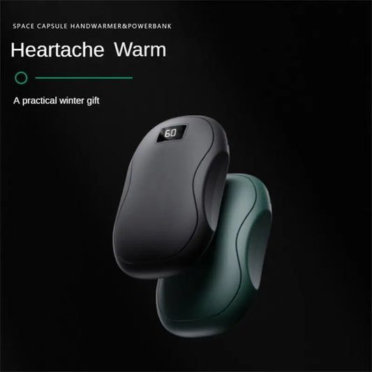 Two-in-one Rechargeable Hand Warmer Third Gear Temperature Adjustment Charging Artifact Mini Compact Fever Large Milliampere