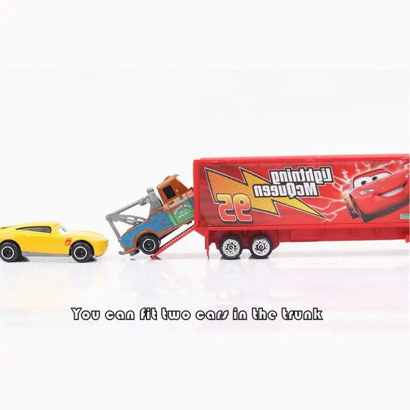 6-7pcs/Set Pixar Car 3 Lightning Mcqueen Uncle Truck Jackson Storm 1:55 Diecast Metal Car Model Toys Kids Boy Xmas Gift