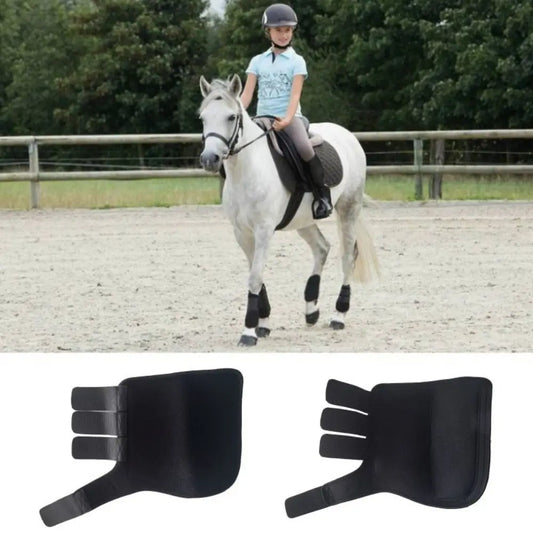 4pcs/set 3 Size Horse Sport Boots Set Colorful Durable Medicine Brushing Boots Comfortable Easy To Wear Horse Leg Wraps