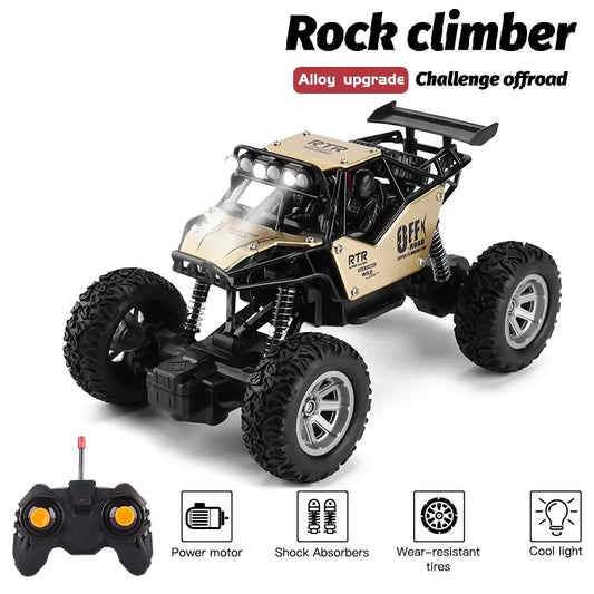 1:20 2WD RC Car With Led Lights Radio Remote Control Cars Buggy Off-Road Control Trucks Boys Toys for Children