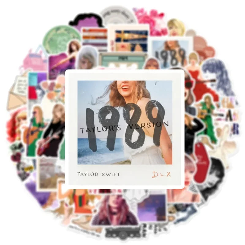 10/25/50pcs Folk Music Alison Stickers Graffiti Swift for T-Taylor Guitar DIY Living Room Laptop Phone Scrapbooking Suitcase Car