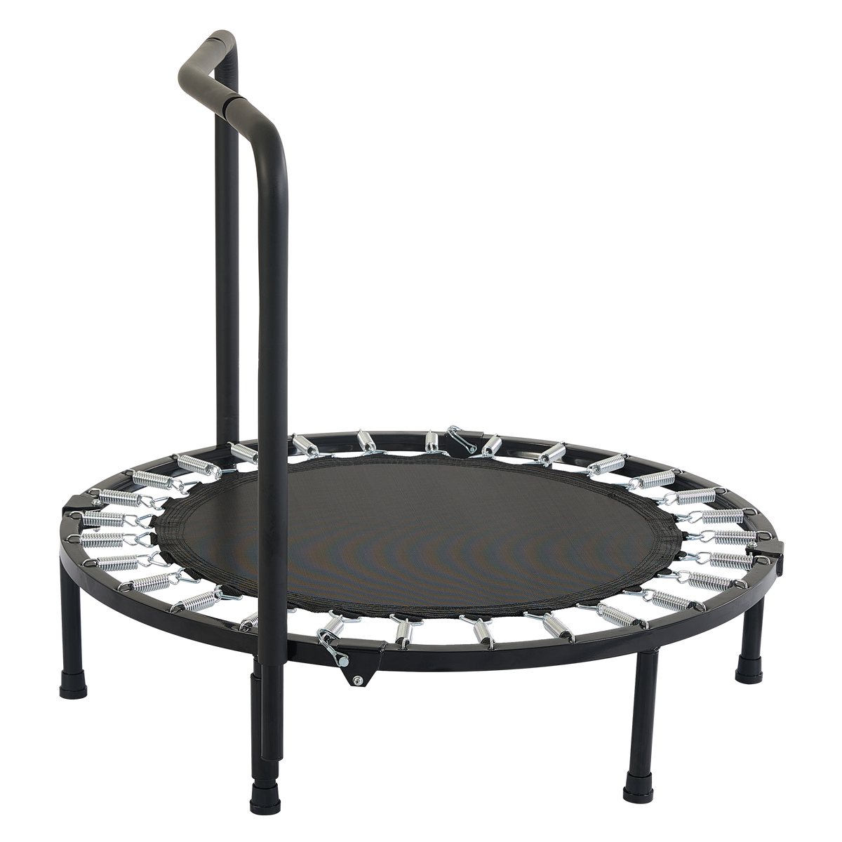 XTP009 Assembled children's trampoline happy expression outdoor and indoor dual-use MONKEY black and red foldable iron tube for kids age 3 - 7