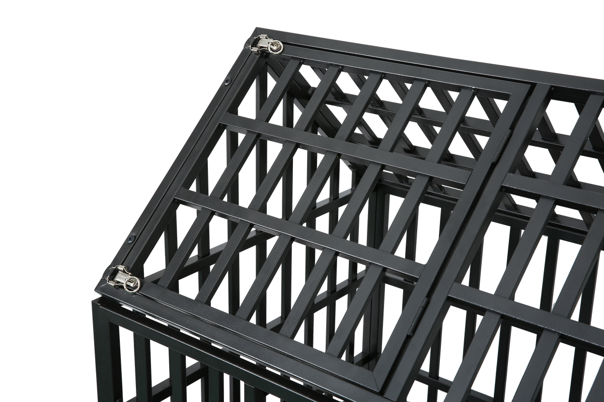 Heavy Duty Dog Cage  pet Crate with Roof