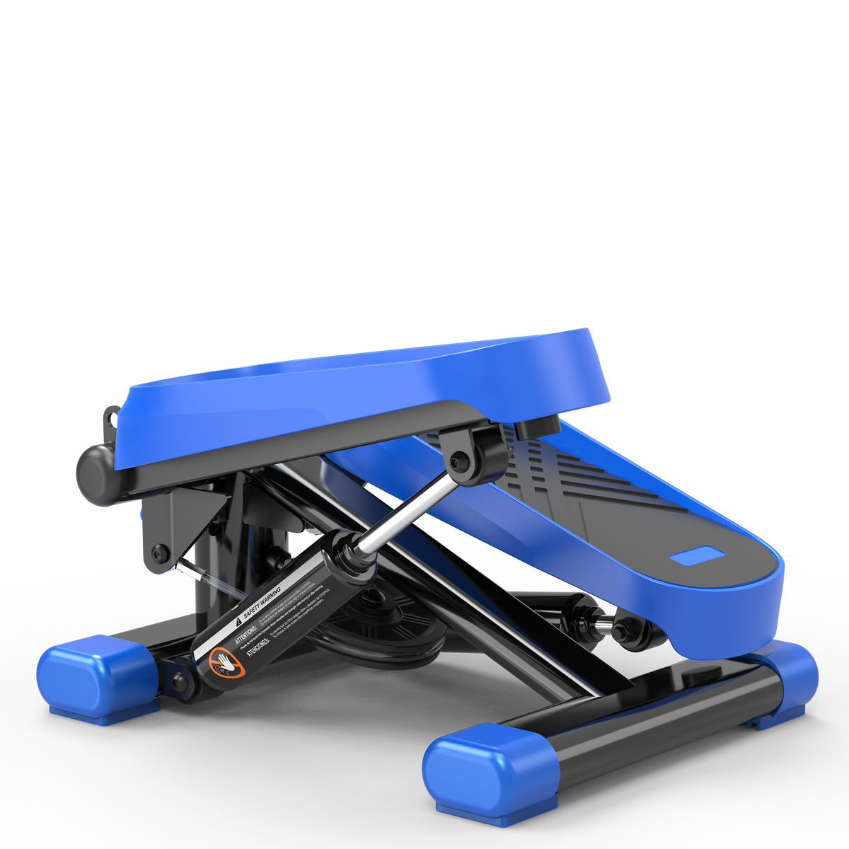 Home Office Exercise 330LBS Capacity Mini Stepper with Resistance Bands and LCD Monitor