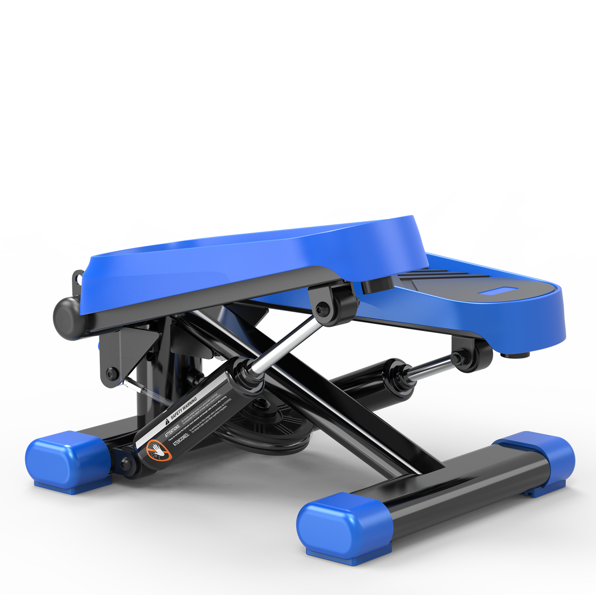 Home Office Exercise 330LBS Capacity Mini Stepper with Resistance Bands and LCD Monitor