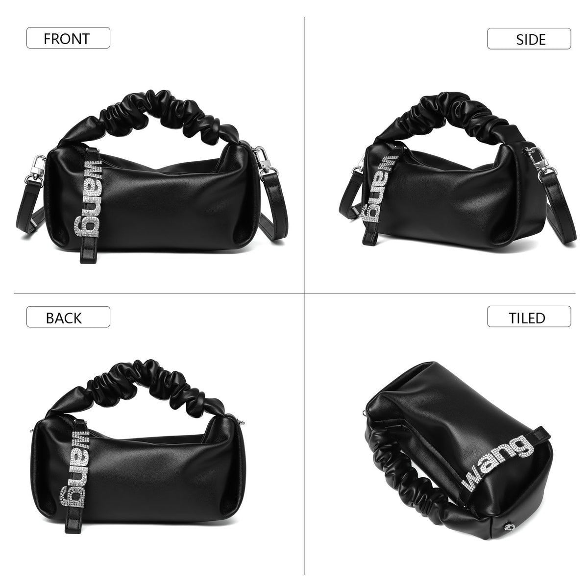 Small Shoulder Handbag for Women, Soft Designer Cloud Pouch Bag Lightweight Crossbody Clutch Purse
