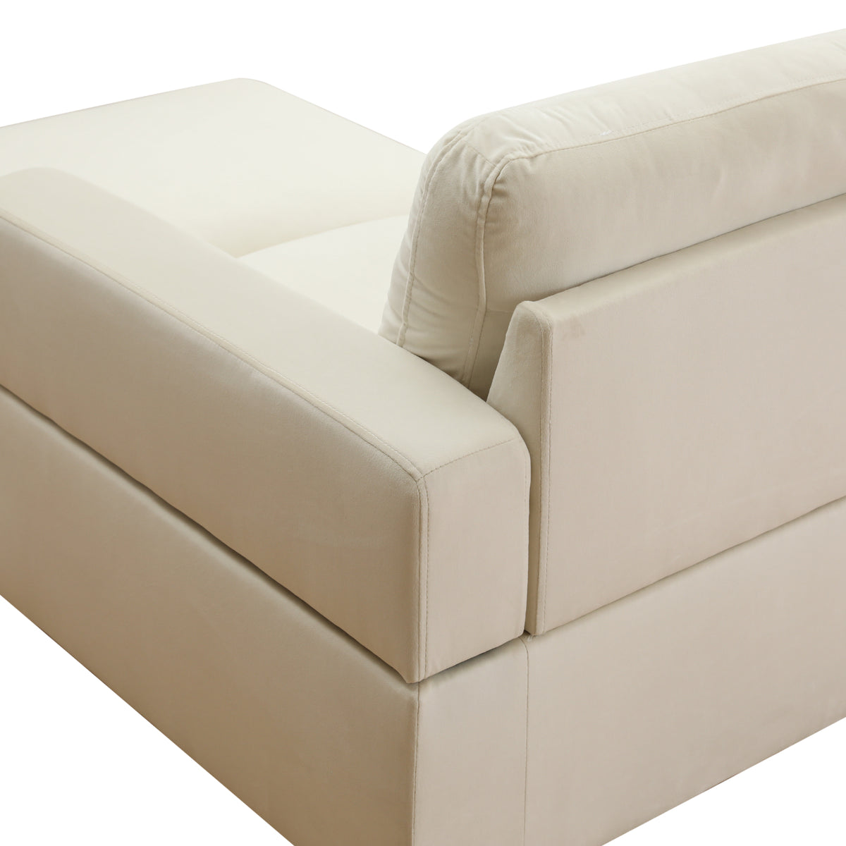 Beige Lint 2-Piece Couch Living Room Sofa Set