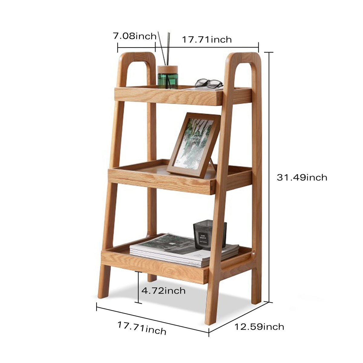 Storage Bench, 3-Tier Beech Wood Shoe Rack for Entryway, Premium Storage Organizer for Bathroom, Living Room, Bedroom, Hallway, Patio, Kitchen