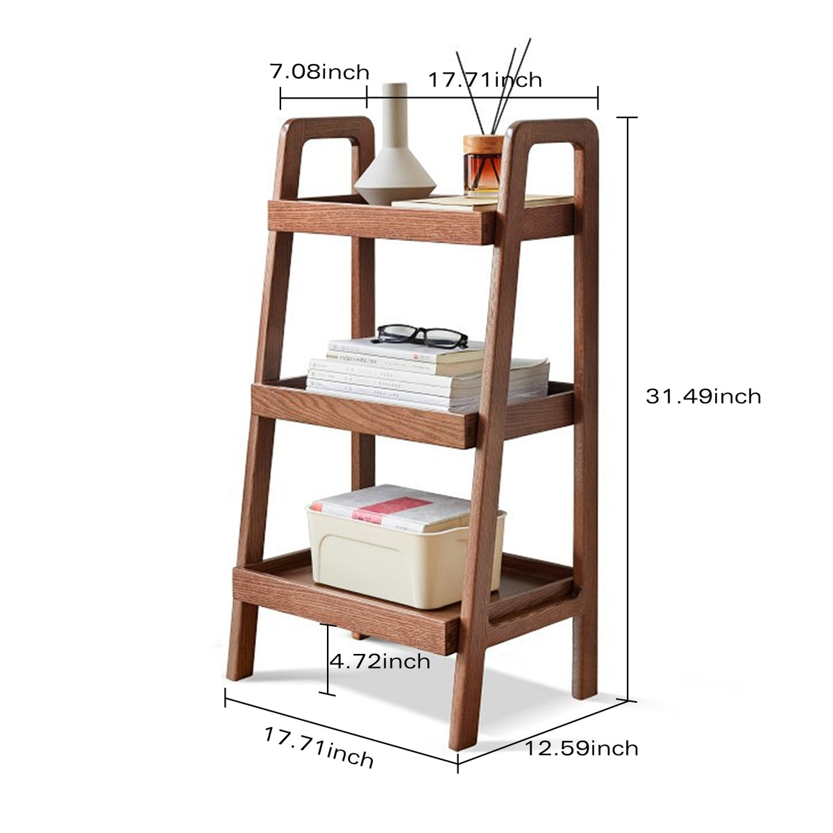 Storage Bench, 3-Tier Beech Wood Shoe Rack for Entryway, Premium Storage Organizer for Bathroom, Living Room, Bedroom, Hallway, Patio, Kitchen