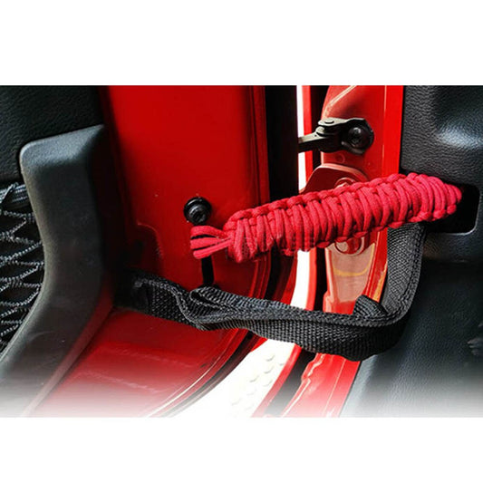 2PCS Rear-Left/Right  Door Check Strap  For Jeep Wrangler JK YJ TJ 1996-2017 2010 2011 2012 2013 2014 2015 2016 2017