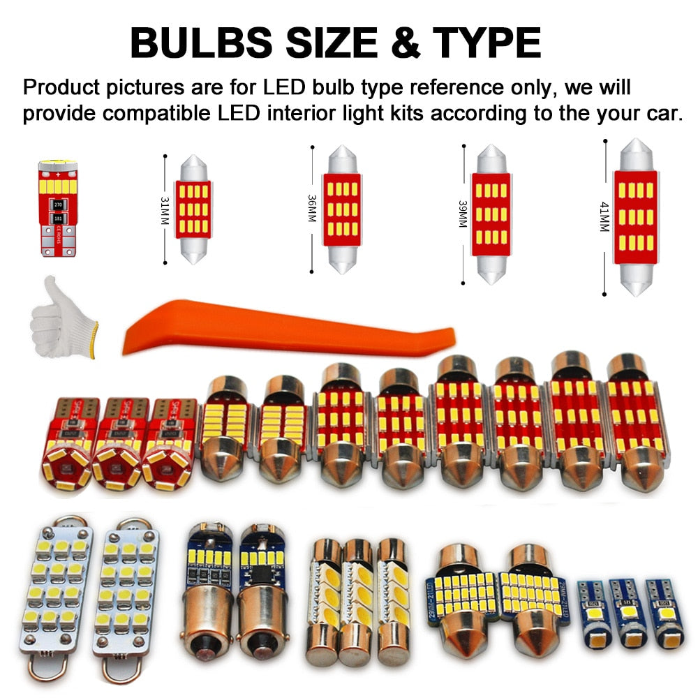 BADEYA Canbus Car LED Interior Light Kit For Toyota Tundra 2000-2013 2014 2015 2016 2017 2018 2019 2020 2021 Led Bulbs No Error