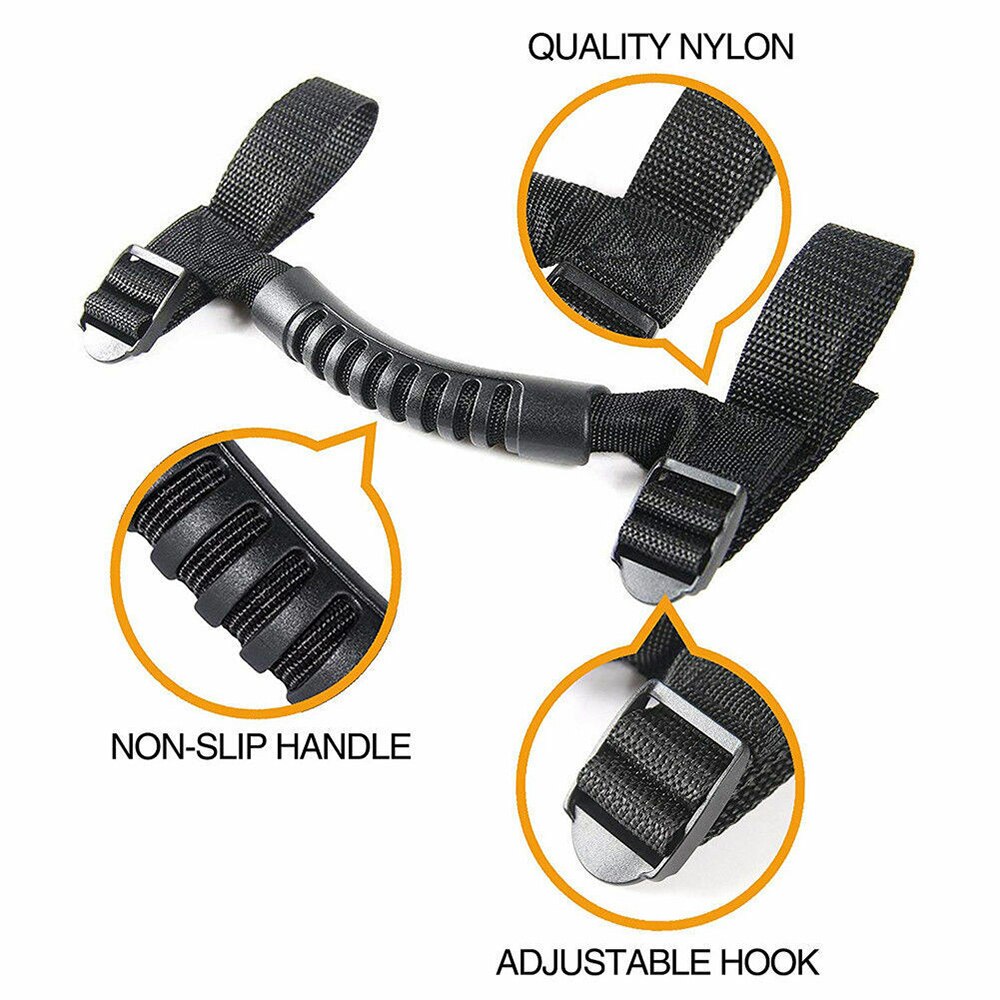 Sturdy Spine Rear Side Car Grip Bar Roll Cage Holder 1 for Jeep for Wrangler JK YJ TJ 1987-2016  Car Accessories