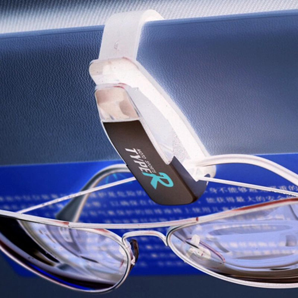 Universal Car Glasses Cases Ticket Card Clamp Portable Eyeglasses Clip Car-styling Car Sun Visor Sunglasses Holder Fastener Cip