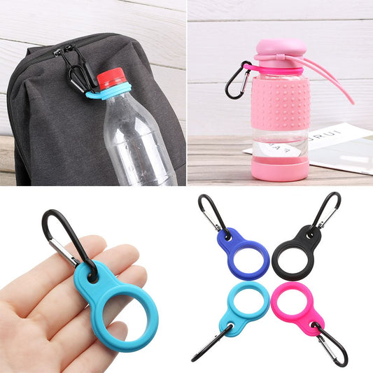 Arrival Accessories Camping Hiking Tool Water Bottle Holder Rubber Buckles Hook Sports Kettle Buckle Outdoor Carabiner
