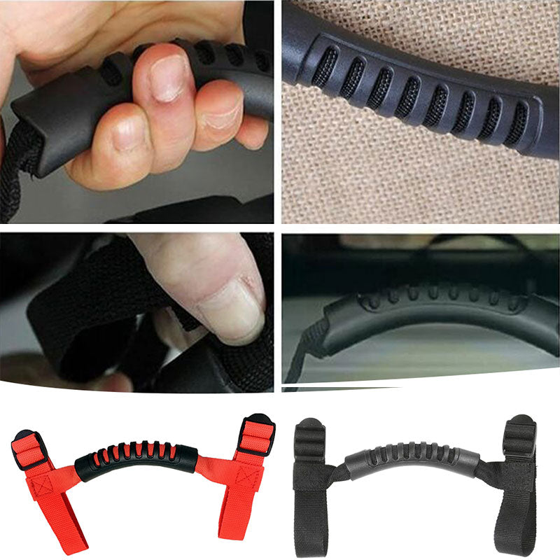 1pcs Car Grab Handle For Jeep Wrangler JK YJ TJ 1987-2016 Rugged Ridge Rear Side Car Grab Handle Bar Roll Grips Holder Accessory