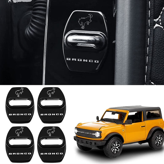 For Ford Bronco 2022 2021 4Pcs Door Lock Cover Protector Latches Door Stopper Covers Set 4 Interior Accessories