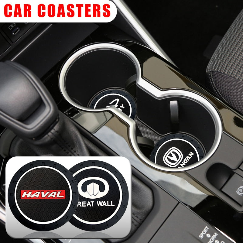 1pcs Car Anti-slip Rubber Cup Holder Coaster for Jeep Renegade Patriot Wrangler Grand Cherokee Compass Xj Willys Accessories