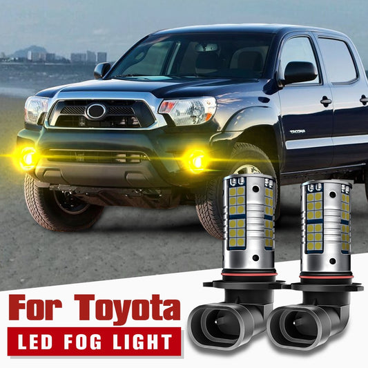 2pcs LED Fog Light Lamp Blub H10 9145 Canbus Error Free For Toyota Tacoma 2005-2011 Tundra 2007-2013 Sequoia 2008-2017