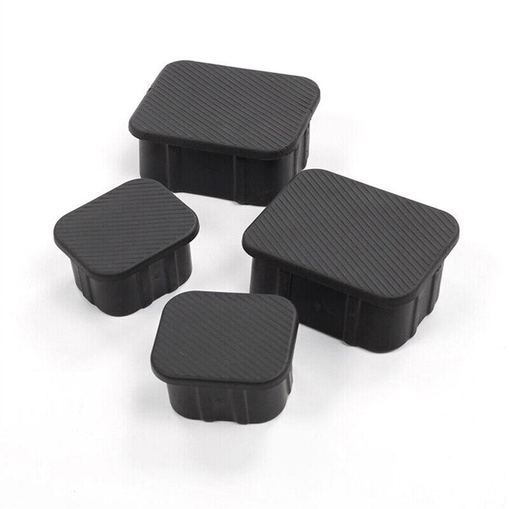 Crash Bar End Caps Front Axle Plug for Ford Bronco Accessories 2021 2022 2/4-Door Black Rubber Stopper Cover Protection 4PCS