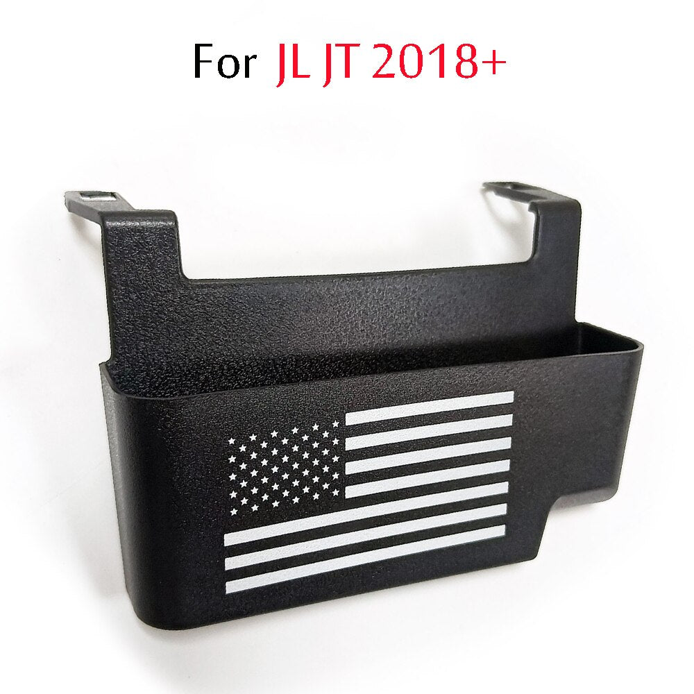 Center Console Hanging Box For Jeep Wrangler JL JLU  Gladiator JT Truck 2018-2022 Organizer Tray Armrest Storage Accessories
