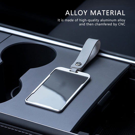 New Aluminum Alloy For Tesla Model 3 Model Y Car Card Key Holder Protector Case Cover Full Cover Accessories