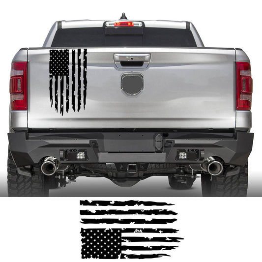 Car Sticker USA Flag Decor Decal For Dodge RAM Toyota Hilux Tacoma Jeep Gladiator Isuzu Dmax Ford F150 Auto Tuning Accessories