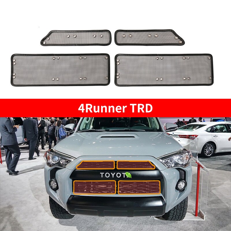 2007-2022 Toyota 4runner Tundra FJ Cruiser Fortuner Grille Insect Prevention Modification Accessories TRD Off Road Pro Sport SR5
