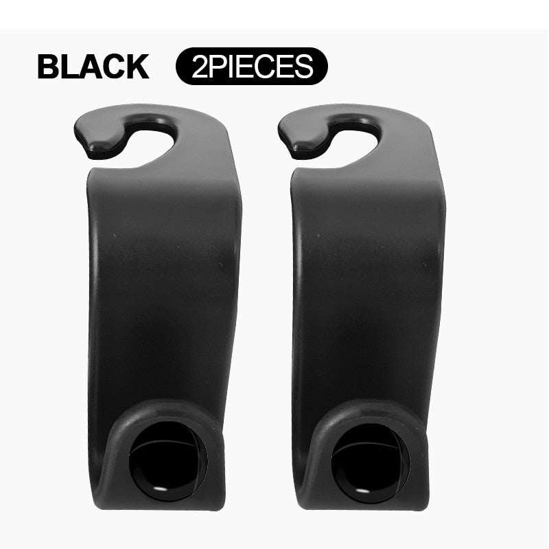 2pcs Car Badge Seat Back Portable Hook Auto Interior for Jeep Renegade Compass Wrangler Jk Grand Cherokee Xj Willys Accessories
