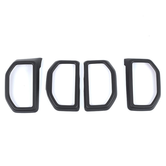 Dashboard Air Vent Outlet Cover Trim Decoration Accessories for Ford Bronco Sport 2021 2022 , ABS Black